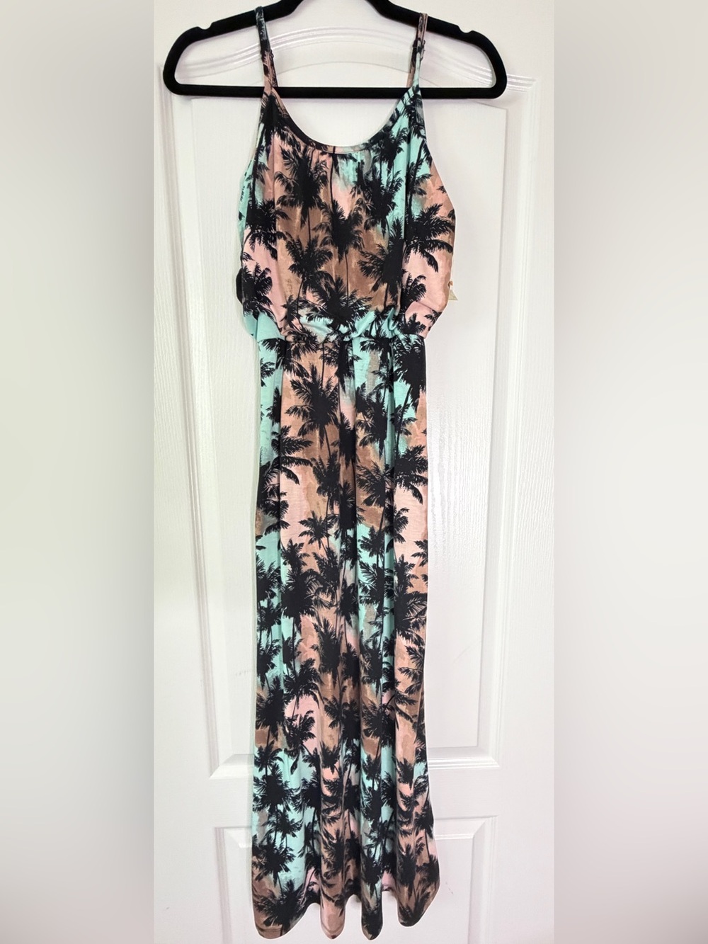 Maxi Dress Tropical Print Size Small New